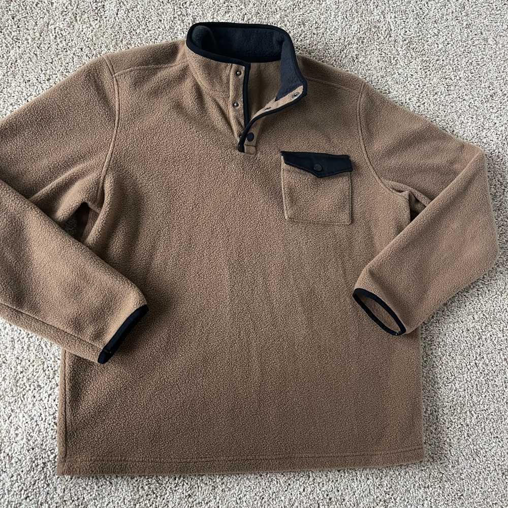 Telluride Men’s Fleece Quarter Zip Pullover - NWOT